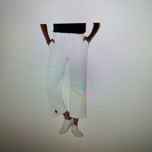 Liverpool Jeans Company White Wide-Leg Jeans